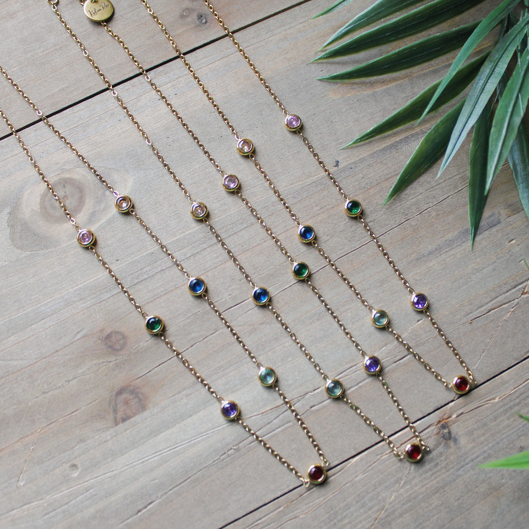 Dainty Rainbow Choker