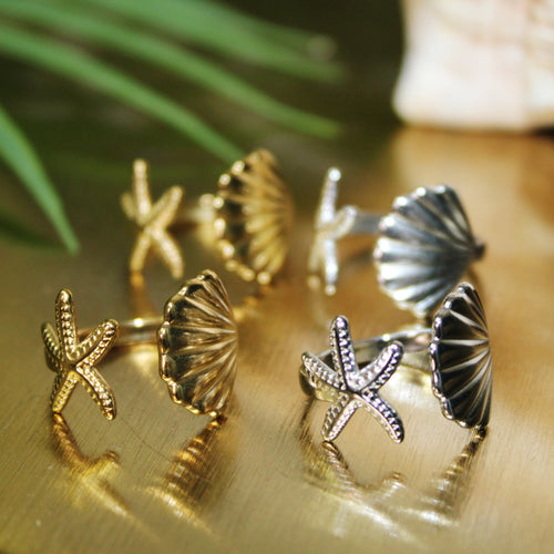 Tidal Treasures Ring • Silver & Gold