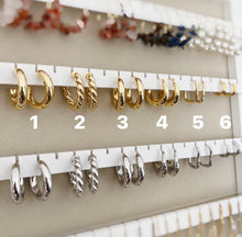 Chunky Mini Hoops • Gold (Multiple Options)