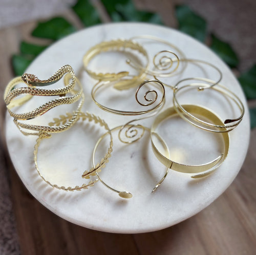 Goddess Arm Cuffs Gold (Multiple Options)