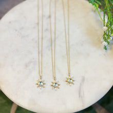 Opal Sunshine Necklace Silver & Gold • 24k Gold Filled