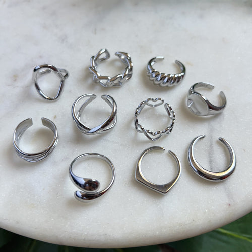 Chunky Rings | Silver