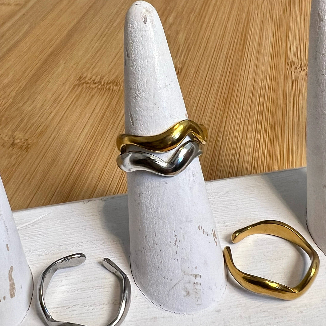 Flow Ring (Silver & Gold)