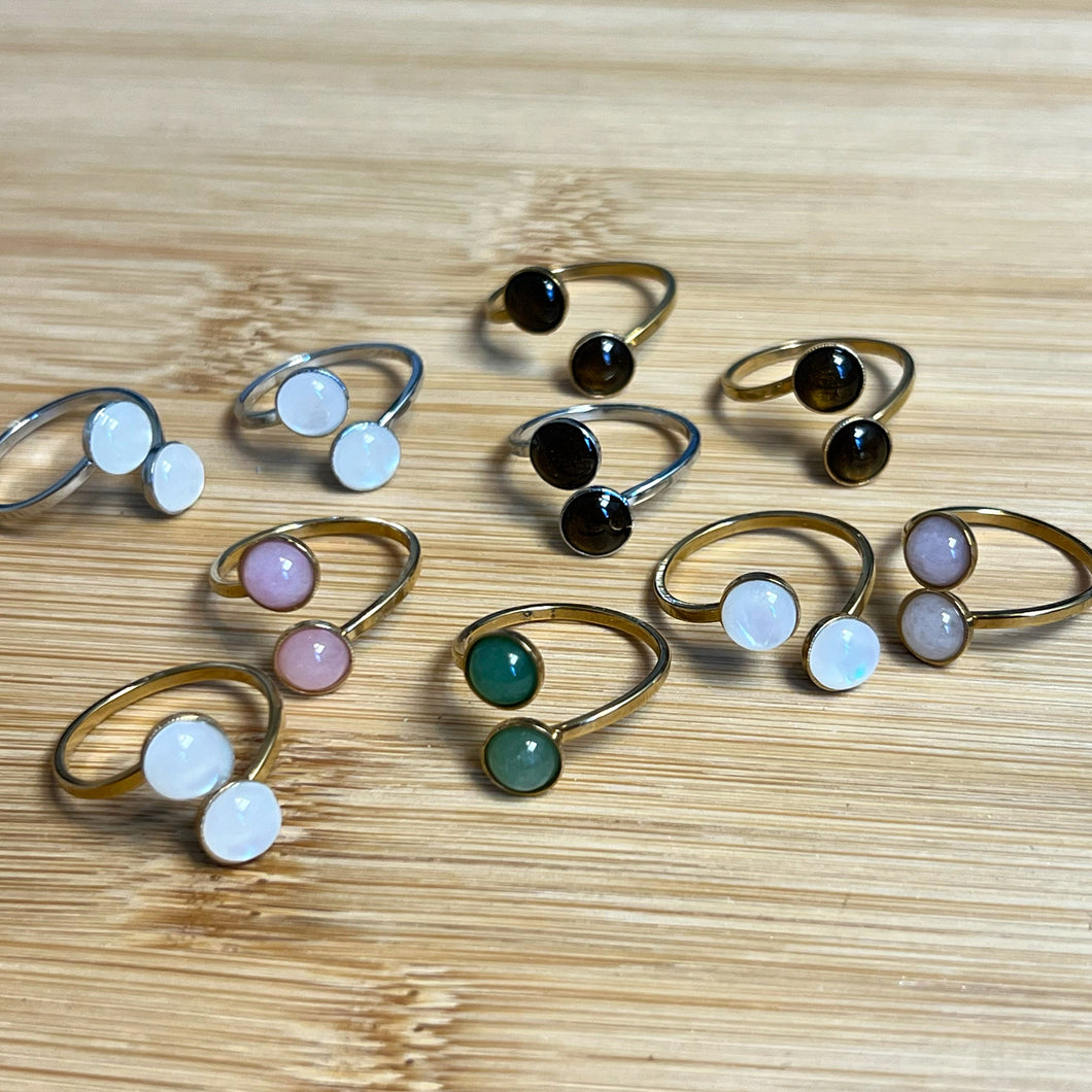 Double Boho Rings | Multiple Options (Silver & Gold)