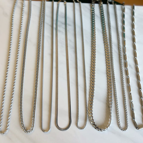 Unisex 20” Chain Necklace • Stainless Steel