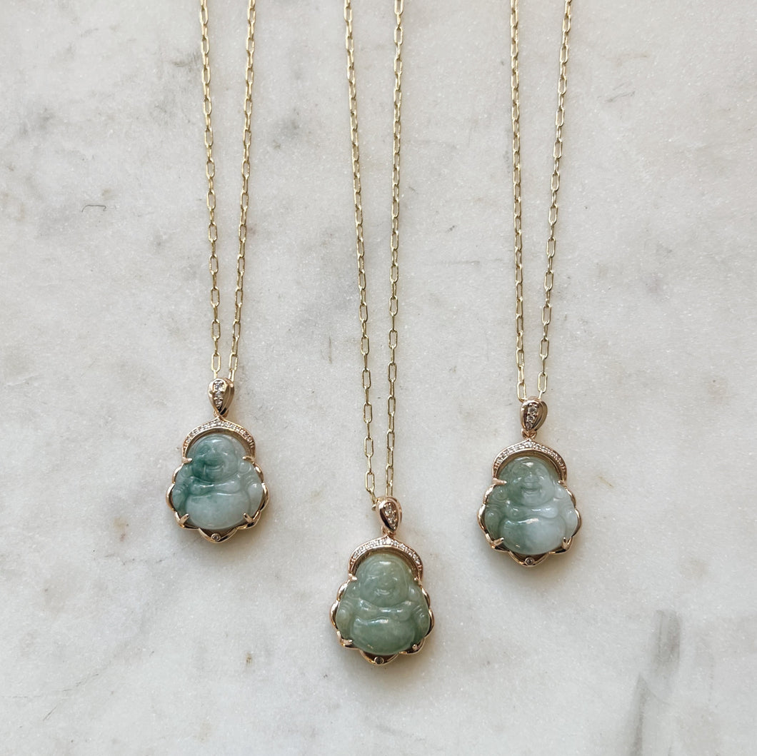 Woman Jade Buddha Necklace | Buddha necklace, Jade necklace pendant,  Necklace