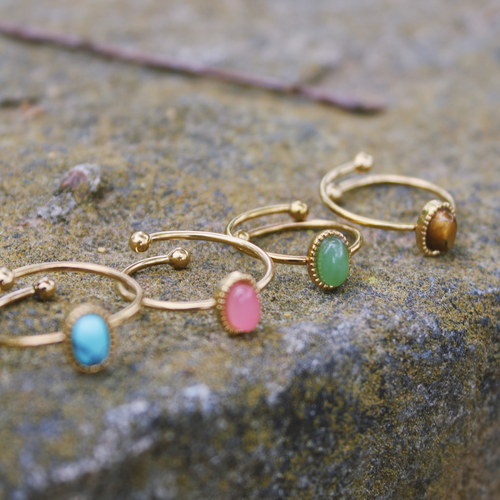 Dainty Stone Rings | Multiple Options