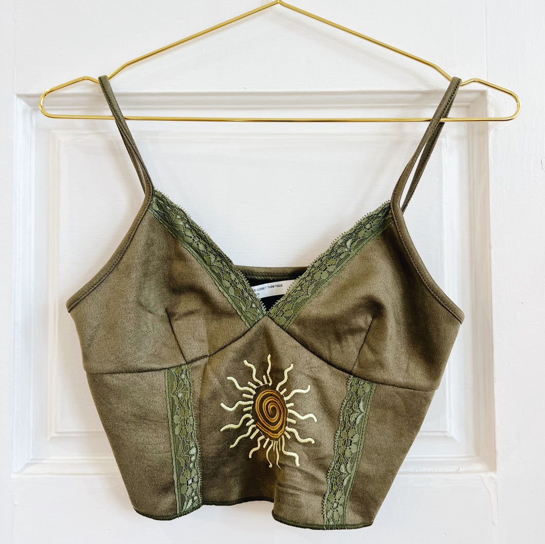 Olive Sun Top | Size Small
