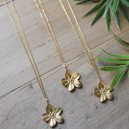 Hibiscus Layering Necklace