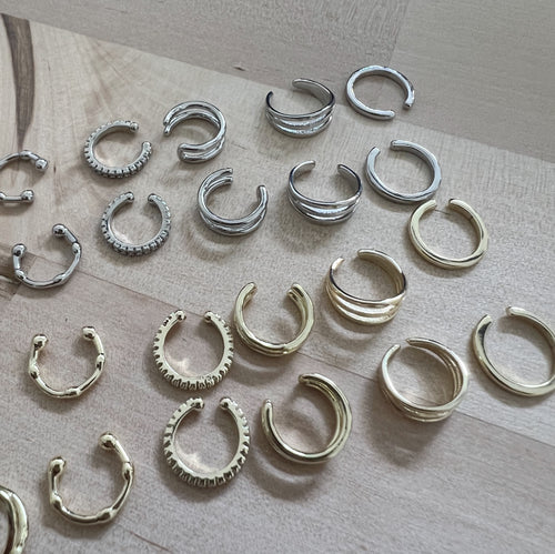 Gold Ear Cuffs • (Multiple Styles)