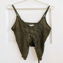 Olive Butterfly Tank | Size M