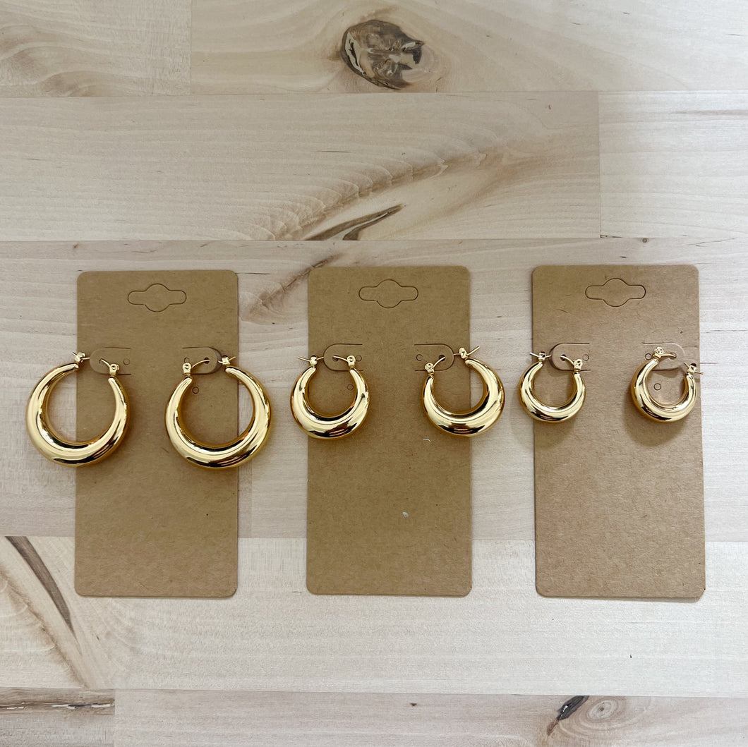 Classic Hoops | Gold