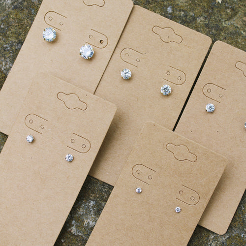 CZ Studs | Gold
