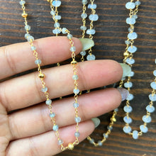 Labradorite Pyrite Crystal Choker
