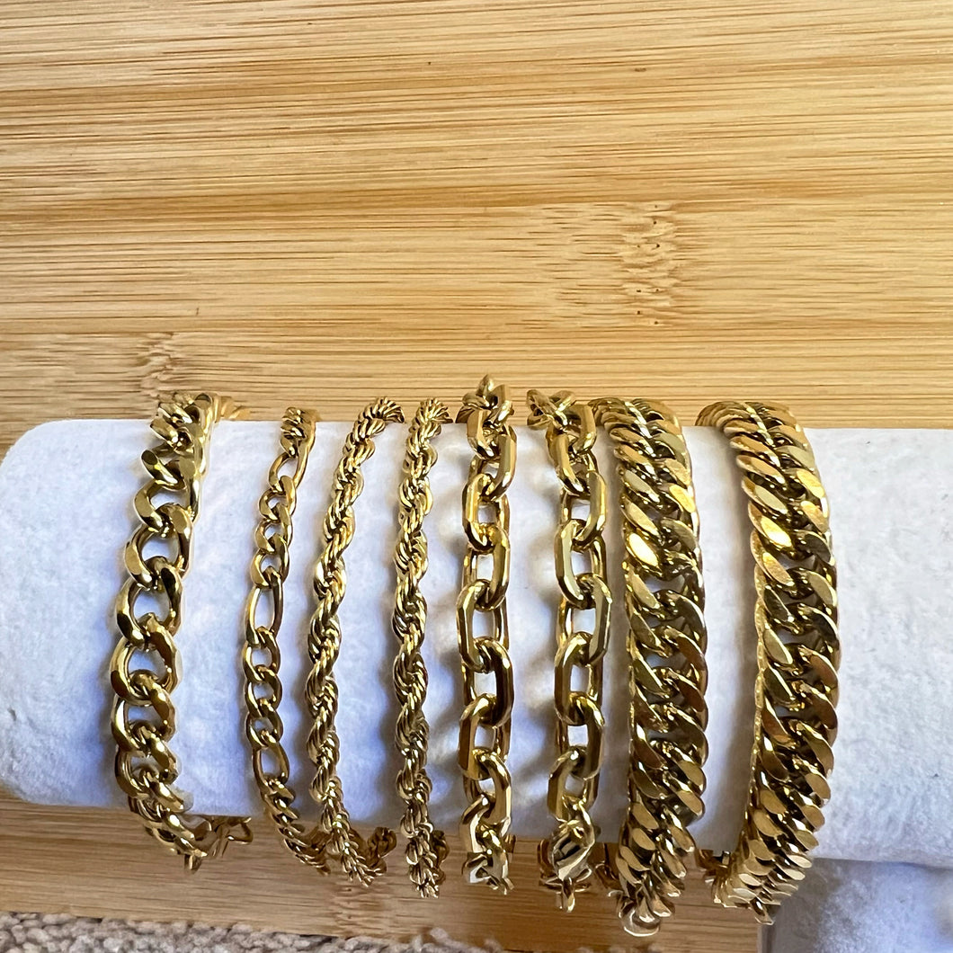 Unisex Chain Bracelet • Gold