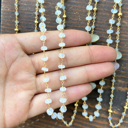 Simple Moonstone Choker