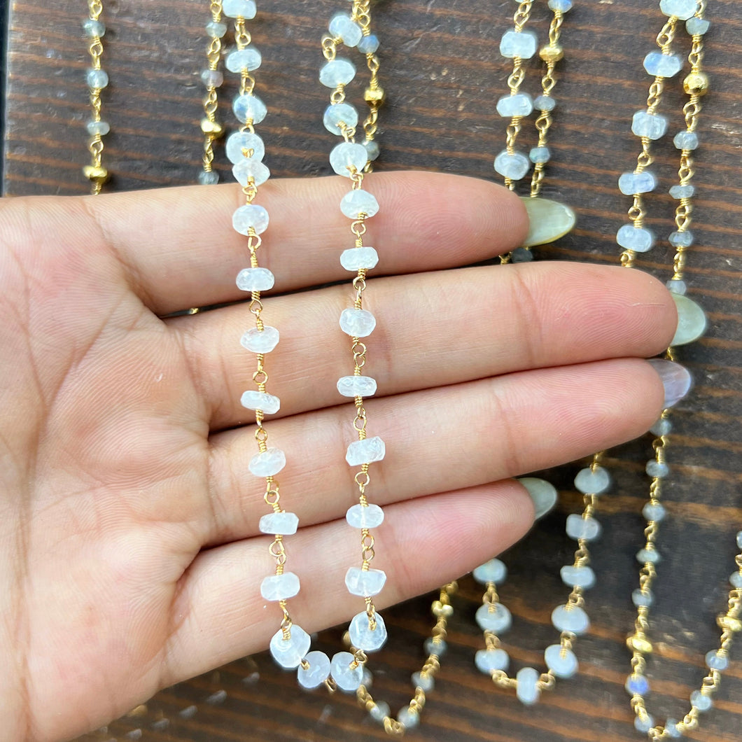 Simple Moonstone Choker