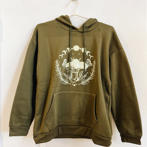 Mushroom Moon Hoodie | Size L