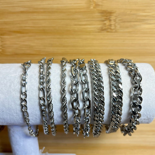 Unisex Chain Bracelet • Silver
