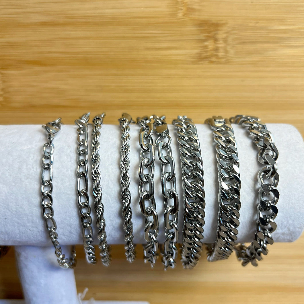 Unisex Chain Bracelet • Silver
