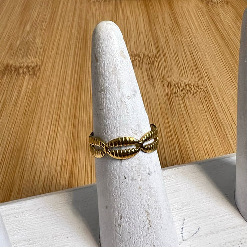 Cowrie Shell Ring