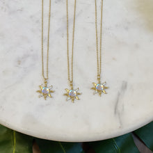 Opal Sunshine Necklace Silver & Gold • 24k Gold Filled