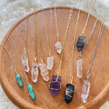 Caged Crystal Necklaces • Multiple Options