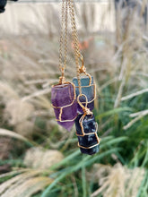 Caged Crystal Necklaces • Multiple Options