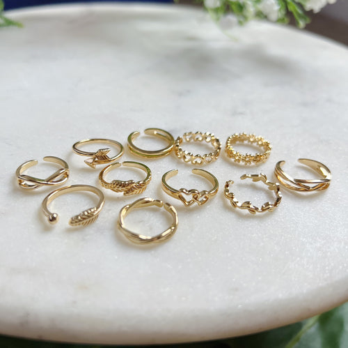 Toe Rings | Gold