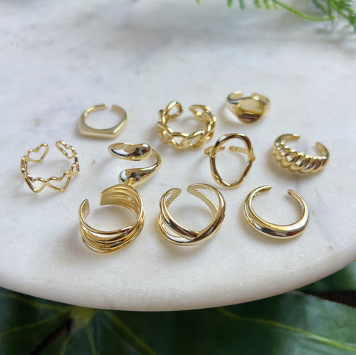 Chunky Rings | Gold