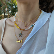 Angel Number Necklace • Silver & Gold